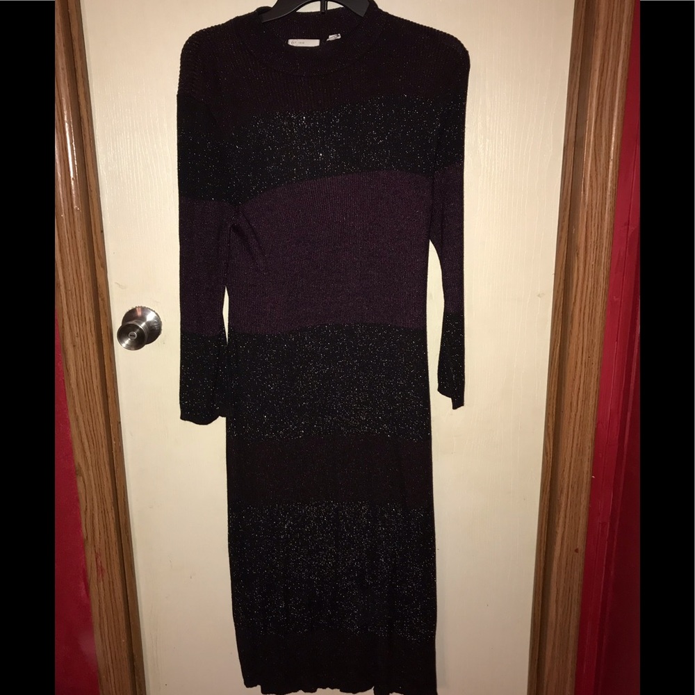 Long sweater dress